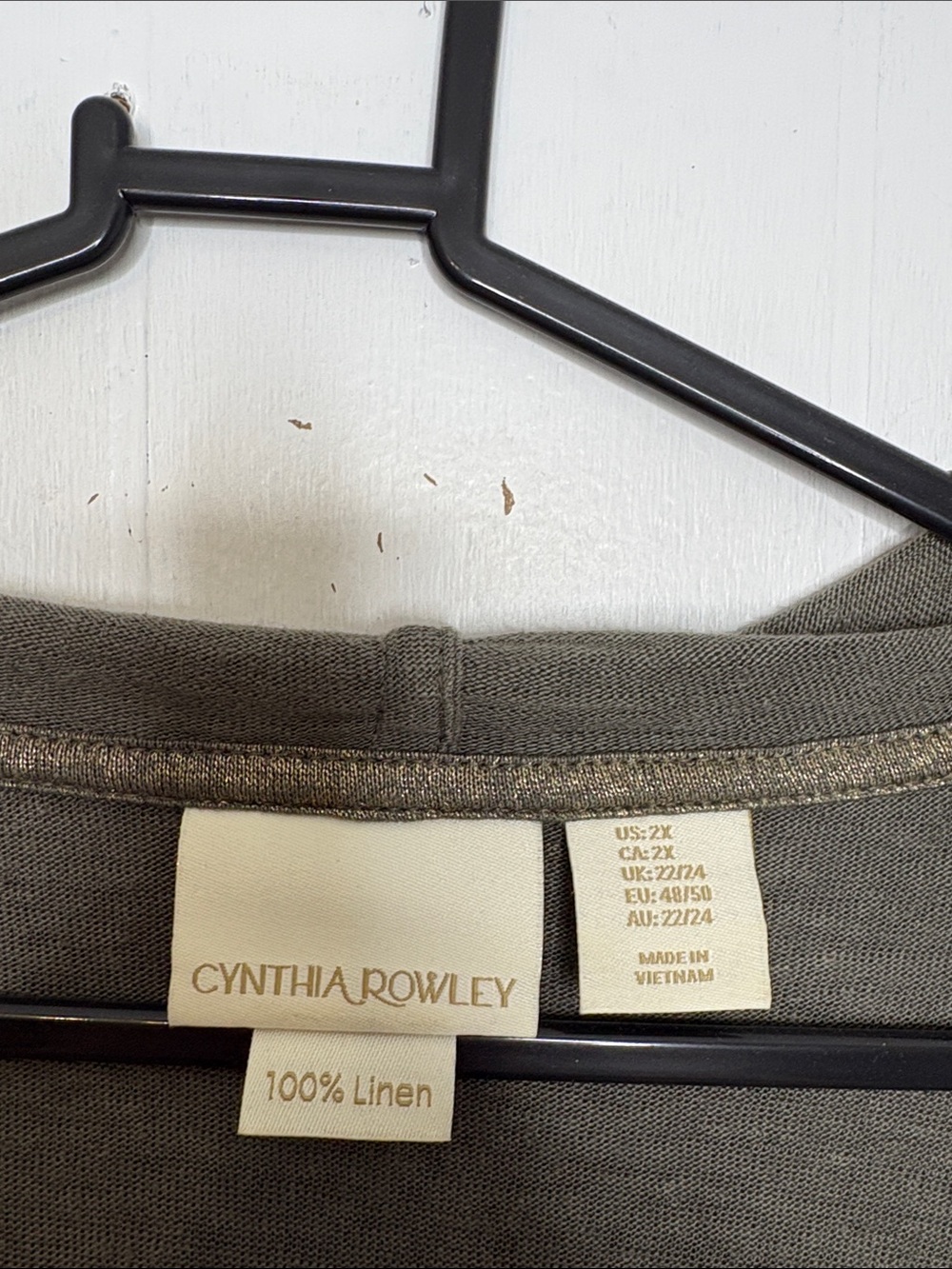 Cynthia Rowley Sweater Womens 2X Sage Lightweight Hooded Cardigan Long Modest - Picture 3 of 6